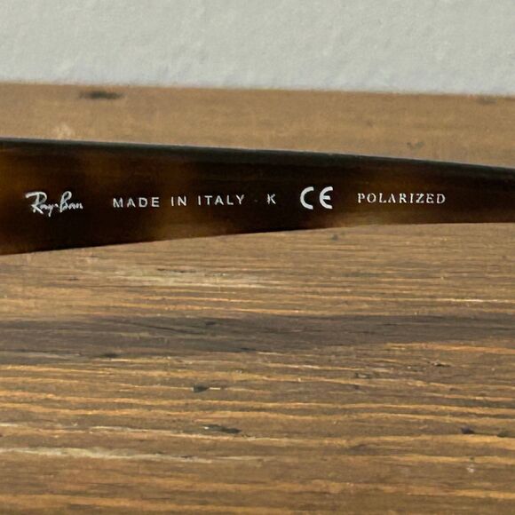 Ray-Ban RB 4061 642/57 Sunglasses Brown Tortoise Square Frame Only Italy 3P - Picture 5 of 7